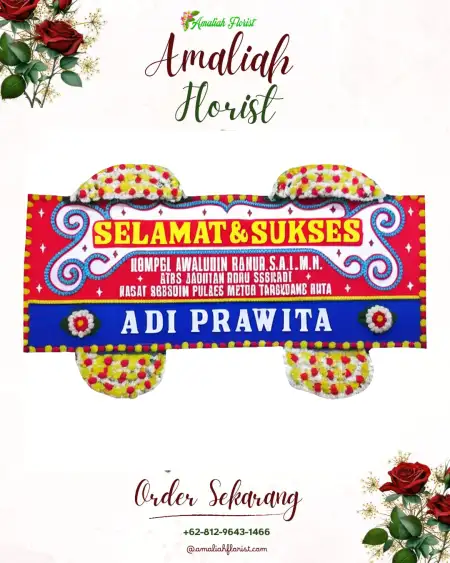 Papan Bunga Ucapan Selamat Ulilin