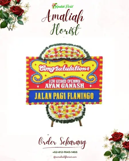 Sewa Papan Bunga Ulilin